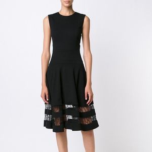 Jason Wu Lace-Inset Flounce Skirt Dress